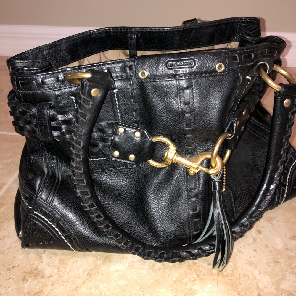 Coach limited edition leather purse